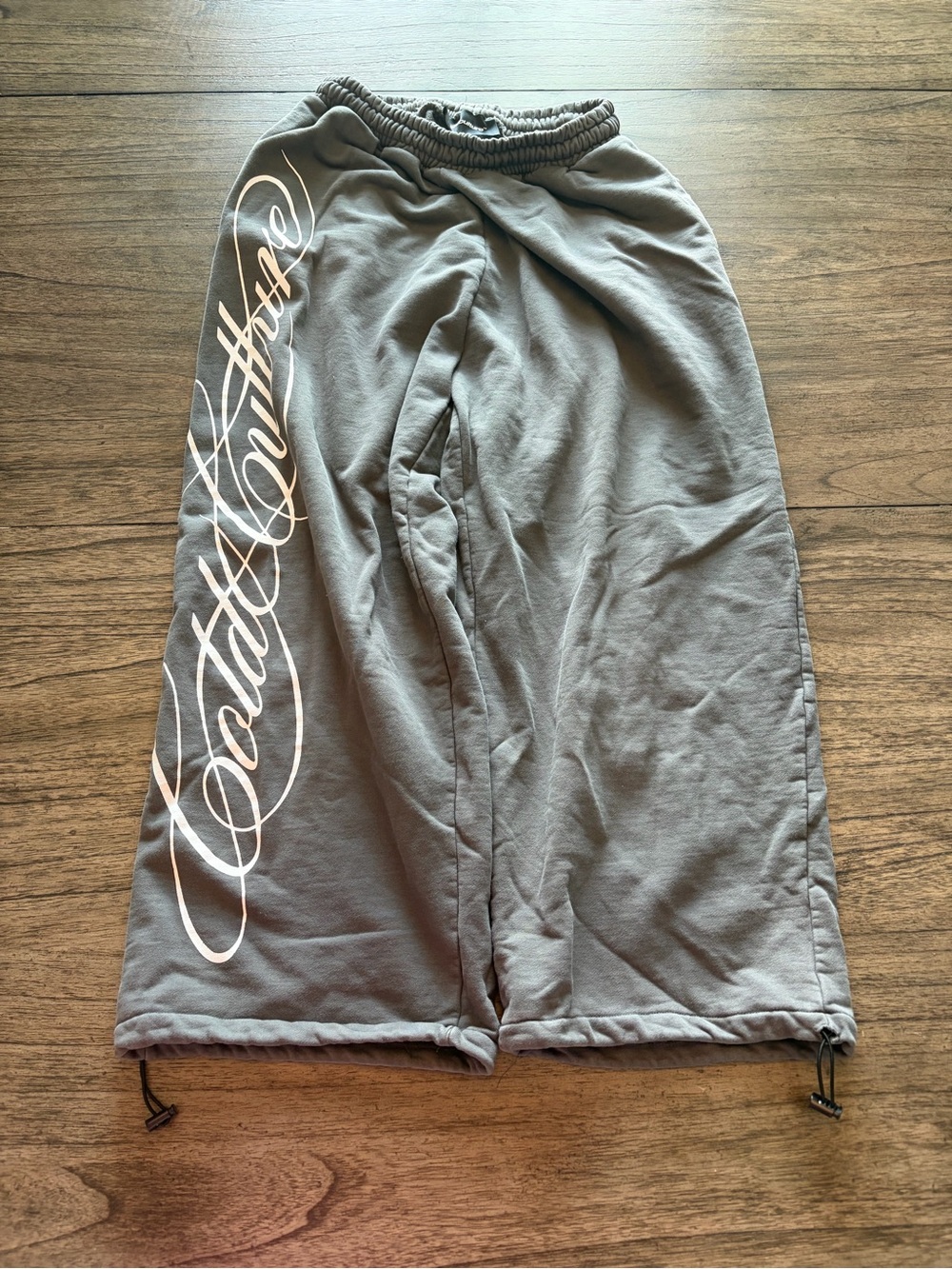 Cold Culture Men's Athletic Gray Script-Detail Sweat pants